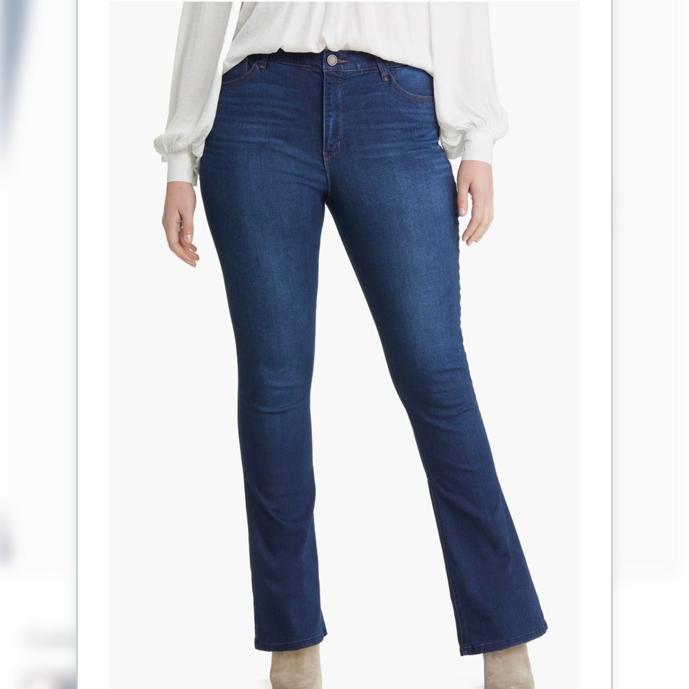 Wit and Wisdom Ab'Solution High Waist Itty Bitty Bootcut Jeans
